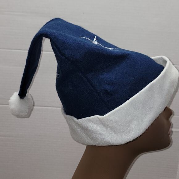 Dallas Cowboys Navy & White Santa Christmas Hat - Picture 9 of 10